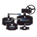 JKTL 400 WOG handwheel lever and gear flange end fully welded ball valve